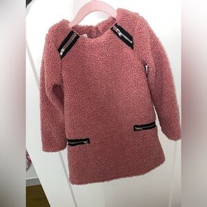 Pippa and Julie Sherpa dress girls